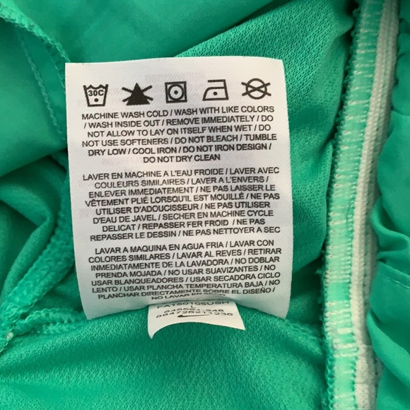 Mint Green Subtly Patterned Nike Dri-Fit Shorts - Picture 6 of 6